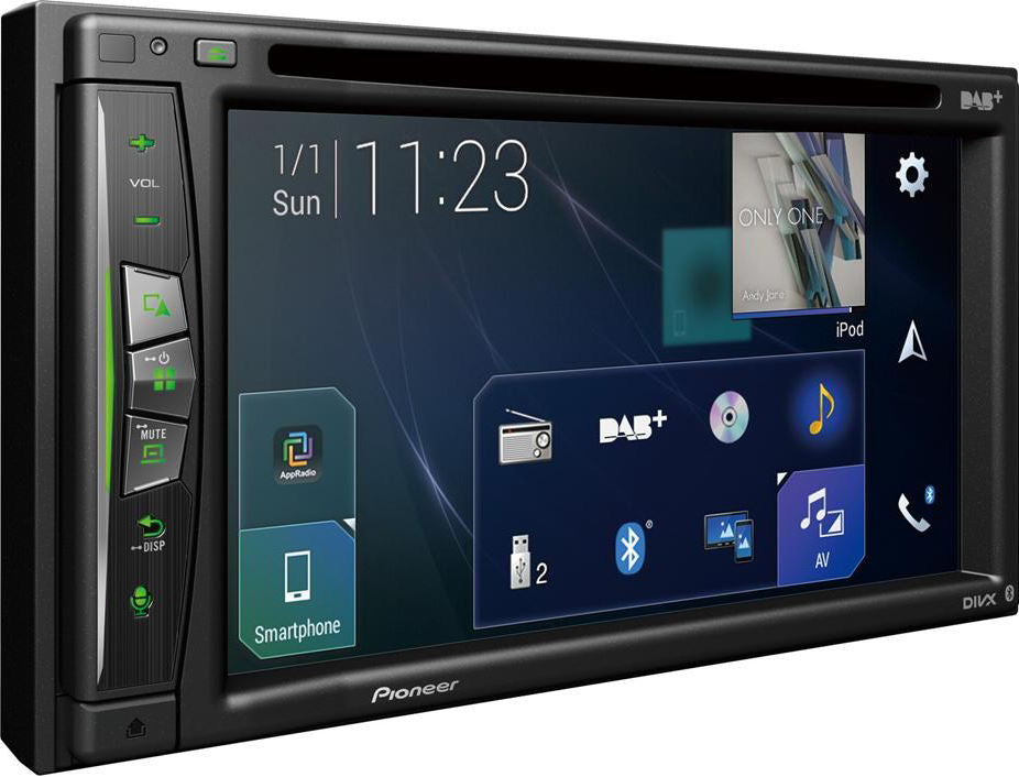 Pioneer AVIC-Z730DAB (brown box) 6.2" Touch Screen Double Din DAB Apple CarPlay CD DVD Bluetooth Navigation WiFi Wireless